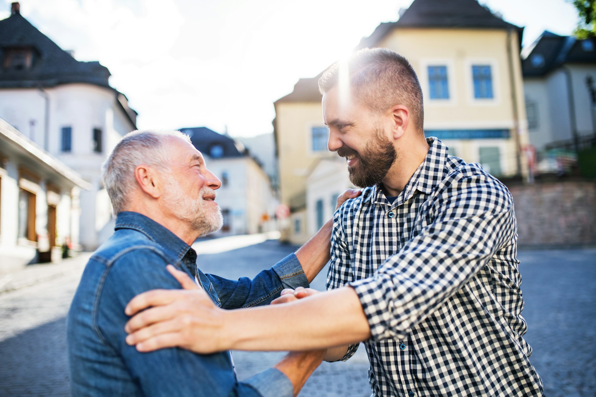Supportive connection representing reunion services